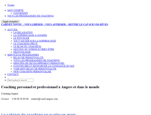 Tablet Screenshot of coach-angers.com